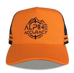 Trucker Hat - CMC-3102 ( Custom Orange Cotton Mesh Hat HIgh Profile Australian 5 Panel Country Trucker Caps Supplier )