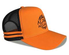 Trucker Hat - CMC-3102 ( Custom Orange Cotton Mesh Hat HIgh Profile Australian 5 Panel Country Trucker Caps Supplier )