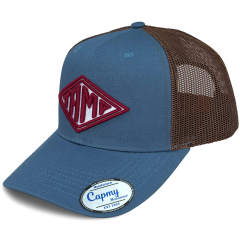 Trucker Hat - CMC-3260 ( Custom Maroon Colour Middle Crown Badge Patch Logo Richardson 6 Panel Trucker Hat Supplier )