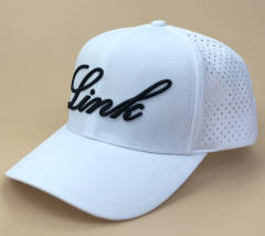 Baseball Cap - CMC-1069 (Custom Logo Waterproof Running Hat Golf Hat Performance Sport Laser Cut Hole Perforated Trucker Baseball Cap)