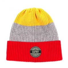 Beanie Hat - CMC-5016 (Custom Winter Cap Knitted Jacquard Embroidery Logo Warm 100% Acrylic Wool Beanie Hat Manufacturer )