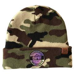 Beanie Hat - CMC-5005 (Custom Winter Cap Knitted Jacquard Embroidery Logo Warm 100% Acrylic Wool Beanie Hat Manufacturer )