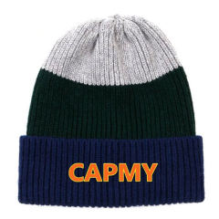 Beanie Hat - CMC-5016 (Custom Winter Cap Knitted Jacquard Embroidery Logo Warm 100% Acrylic Wool Beanie Hat Manufacturer )