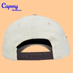 Baseball Cap - CMC-1098 (100% Cotton Two Tone Dark Crown Corduroy Cap Edition 9forty A Frame Cordduroy Baseball Cap Manufacturer)
