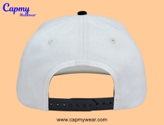 Baseball Cap - CMC-1108 (100% Cotton Off White Kahki Crown Hat Black Suede Visor Two Tone Upside Letters 9forty A Frame Baseball Cap )