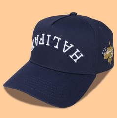 Baseball Cap - CMC-1148 (Custom 100% Black Suede Crown 9forty A Frame Suede Dandy Hats Style Mens Baseball Cap Manufacturer )
