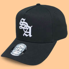 Baseball Cap - CMC-1155 (Custom Royal Blue Suede 9forty A Frame Suede Fire Logo Baseball Cap Hat Factory )
