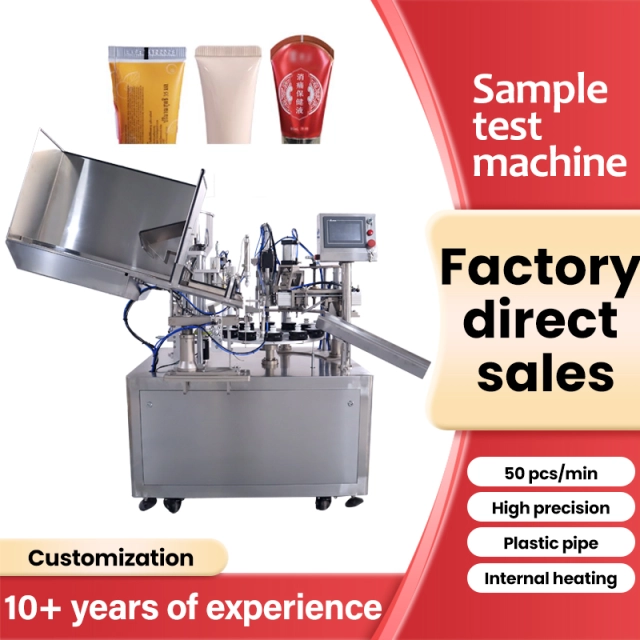 automatic tube filling and sealing machine, tube closing machine