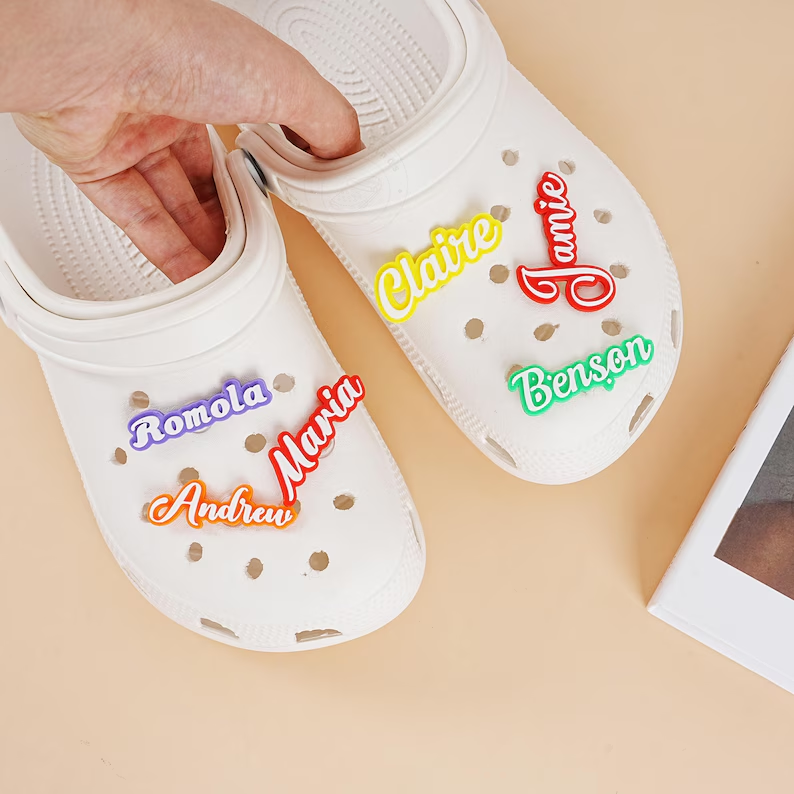 Wear Your Personality - Custom Shoe Charms on Clogs