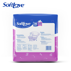 Softlove Clothlike Highly Absorbent Baby Diapers (XL36)