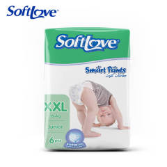 Softlove Smart Pants OEM Design Baby Diapers Pants Wholesale  (XXL6)