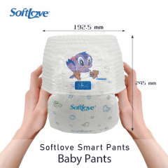 Softlove Smart Pants Comfortable Soft Disposable Baby Diapers (L8)