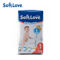 Softlove Soft Comfort diaper Eco-Friendly Disposable Diapers For Sale ( L11)