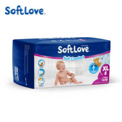 Softlove Soft Comfort Diaper Low Price Baby Diapers Manufacturer (XL10)
