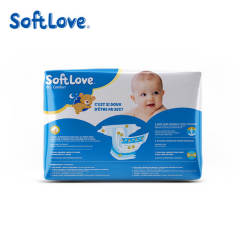 SoftLove Dry Comfort Diaper Disposable Baby Diaper Manufacturer (M30)