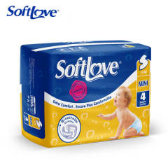 Softlove Clothlike Wholesale Cheap Breathable Baby Diaper Supplier (S4)