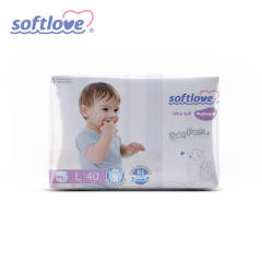 Softlove Platinum Pants Ultra-thin Baby Diaper Learning Pants (L40)