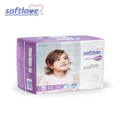 Softlove Platinum Pant Eco-friendly biodegradable Nappy Pant (XXL 34 )