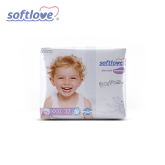 Softlove Platinum Pants Super Absorbent Baby Diapers Pants (XXXL32)