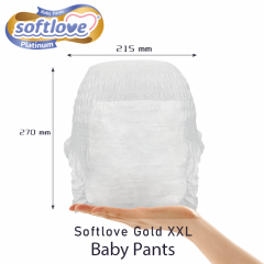 Softlove Gold Pants Wholesale Price Baby Diapers Pants Supplier (XL18)