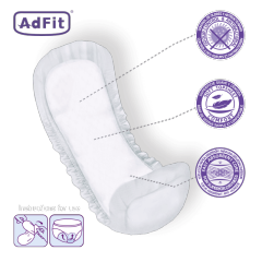 AdFit MAXI Night 420mm Lady Pads OEM Light Incontinence Pads Supplier