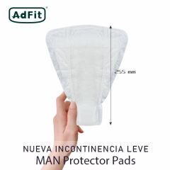 Men Light Incontinence Protector Pads Extra Fit 255mm Male Incontinence Pads