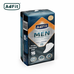 Men Light Incontinence Protector Pads Extra Fit 255mm Male Incontinence Pads