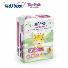 Softlove TigerPark Baby Diaper pH-Balanced Baby Diaper Nappies Factory