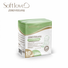 Factory Price Disposable Sanitary Napkin with Super Soft Top Layer