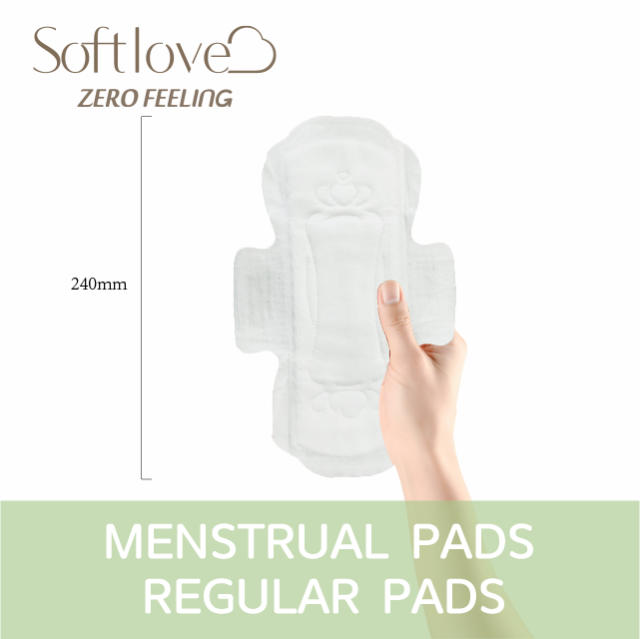 Factory Price Disposable Sanitary Napkin with Super Soft Top Layer