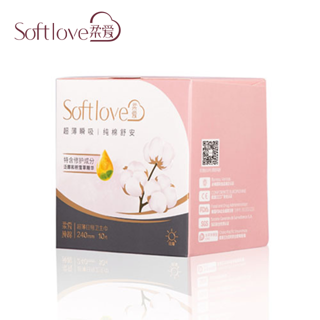 Softlove Ultra-Thin Sanitary Napkins 240mm （10）