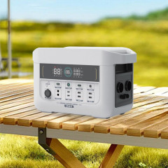 1200W Output Bidirection Digital Inverter LiFePO4 Battery Cells Portable Power Station