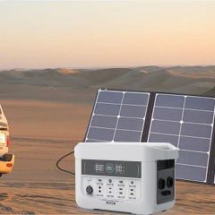 1200W Output Bidirection Digital Inverter LiFePO4 Battery Cells Portable Power Station