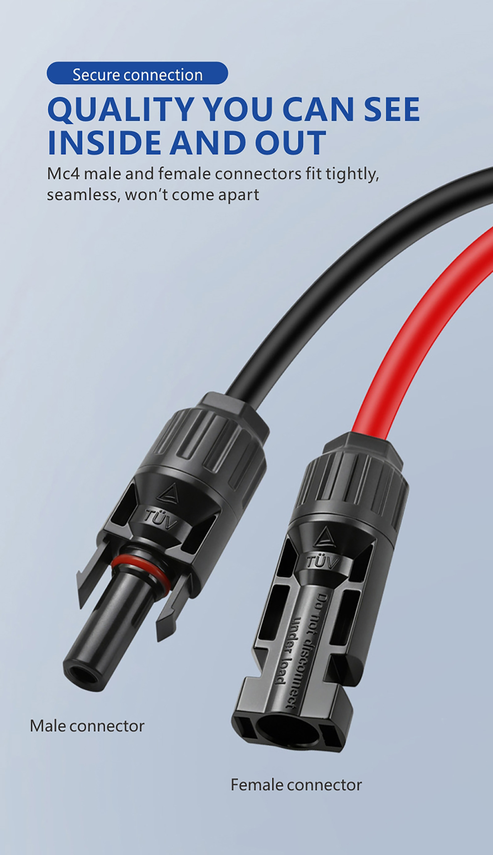 Anderson Powerpole/DC5521/DC7909/XT60 4-in-1 To MC4 Cable 5