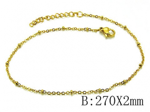 Stainless Steel Jewelry Wholesale - Stainless Steel Anklets - HY70B0527IL Stainless Steel Jewelry Wholesale - Stainless Steel Anklets - HY70B0527IL