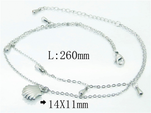 Stainless Steel Jewelry Wholesale - Stainless Steel Anklets - HY59B0784MQ Stainless Steel Jewelry Wholesale - Stainless Steel Anklets - HY59B0784MQ