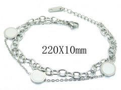 Stainless Steel Jewelry Wholesale - Stainless Steel Bracelets - HY25B0212HKE