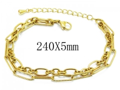 Stainless Steel Jewelry Wholesale - Stainless Steel Bracelets - HY40B1091OR