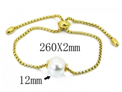 Stainless Steel Jewelry Wholesale - Stainless Steel Bracelets - HY59B0607HDD