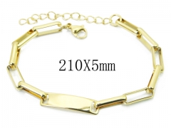 Stainless Steel Jewelry Wholesale - Stainless Steel Bracelets - HY40B1169ML