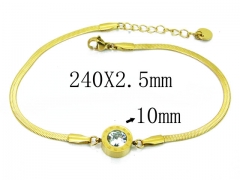 Stainless Steel Jewelry Wholesale - Stainless Steel Bracelets - HY24B0034HHX