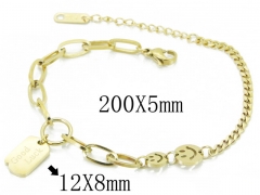 Stainless Steel Jewelry Wholesale - Stainless Steel Bracelets - HY47B0054PR