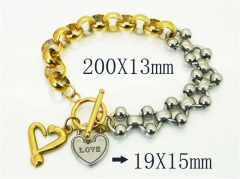 Stainless Steel Jewelry Wholesale - Stainless Steel Bracelets - HY21B0603HNA