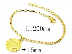 Stainless Steel Jewelry Wholesale - Stainless Steel Bracelets - HY06B1077OG