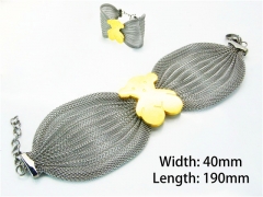Stainless Steel Jewelry Wholesale - Stainless Steel Bracelets - HY64B0802HKC