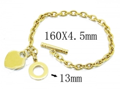 Stainless Steel Jewelry Wholesale - Stainless Steel Bracelets - HY22B0612HKC