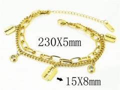 Stainless Steel Jewelry Wholesale - Stainless Steel Bracelets - HY24B0139NLR