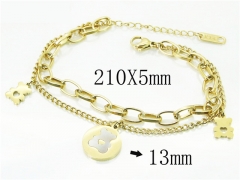 Stainless Steel Jewelry Wholesale - Stainless Steel Bracelets - HY47B0162HBB