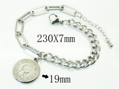 Stainless Steel Jewelry Wholesale - Stainless Steel Bracelets - HY59B1088MW