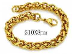 Stainless Steel Jewelry Wholesale - Stainless Steel Bracelets - HY40B0055N0